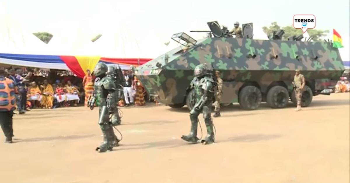Largest APC In The World And Combat “Exoskeleton” Unveiled In Ghana