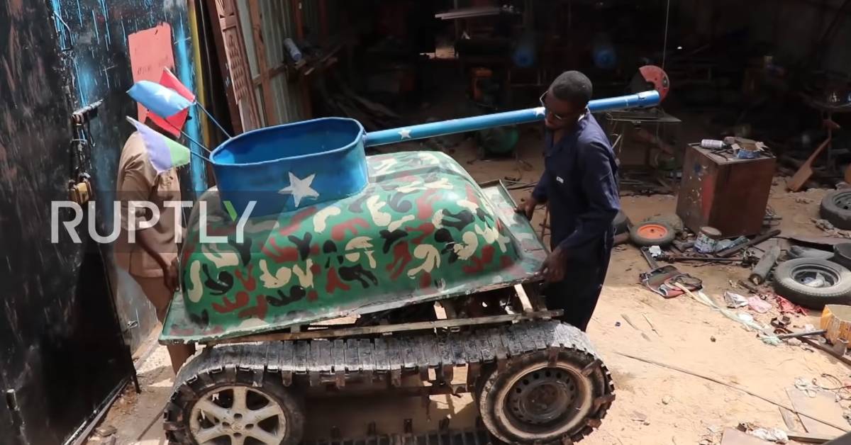 Somali Mechanic Becomes National Icon After Building a “Tank”