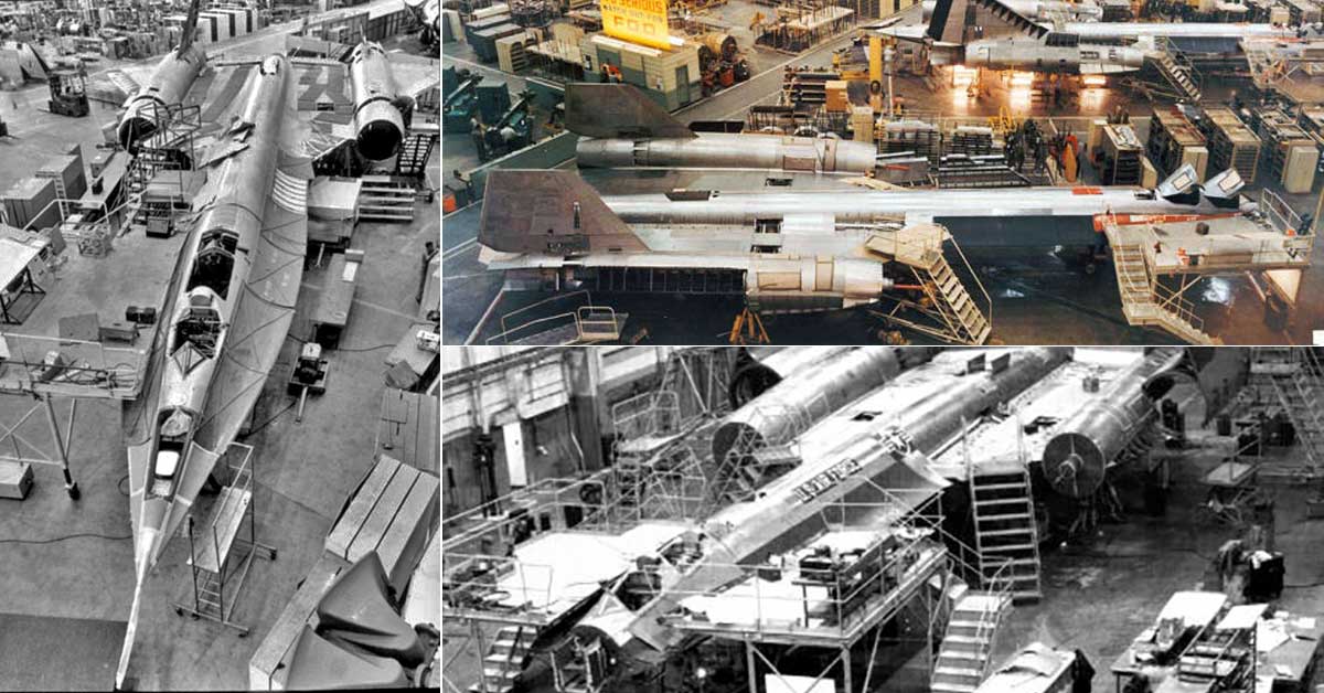 1960s Photos Show How They Built the SR-71 Blackbird