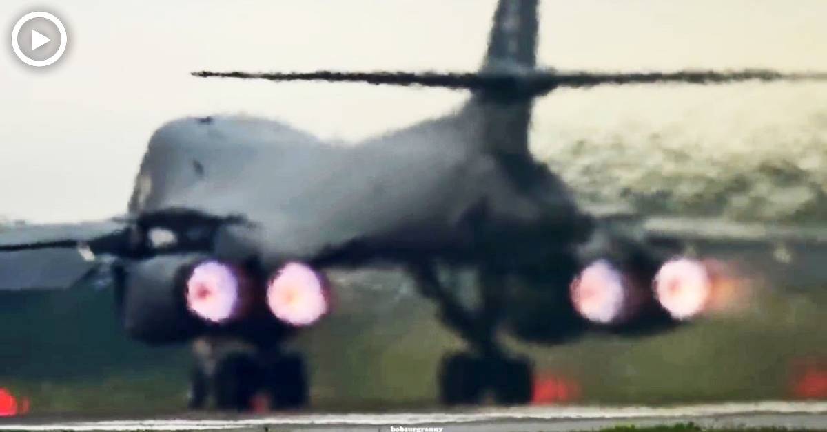 How to Set Off All The Car Alarms Rockwell B-1 Bomber Style