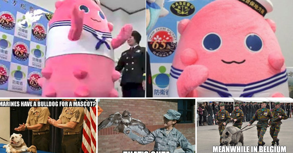 Military Mascots – Some Cute, Others Terrifying!